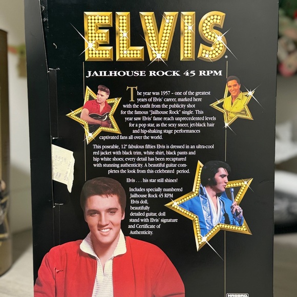 Elvis Presley “Jailhouse Rock” Collectible Doll with Guitar - Picture 5 of 6